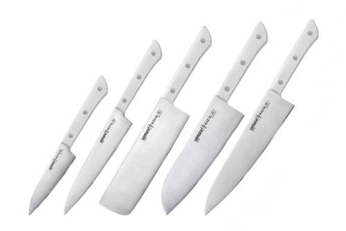 Набор из 5-ти кухонных ножей (овощной фото 2
