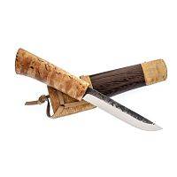 Якутский нож Стальные бивни Нож Ханты-Манси в деревянных ножнах