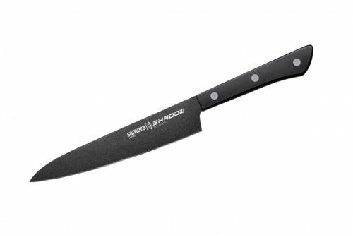2011 Samura Нож кухонный & SHADOW& универсальный с покрытием BLACK FUSO 150мм