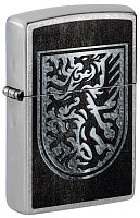 Зажигалка ZIPPO Dragon Design с покрытием Street Chrome