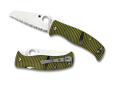 Складной нож Нож складной Caribbean Sheepfoot Serrated Spyderco можно купить по цене .                            