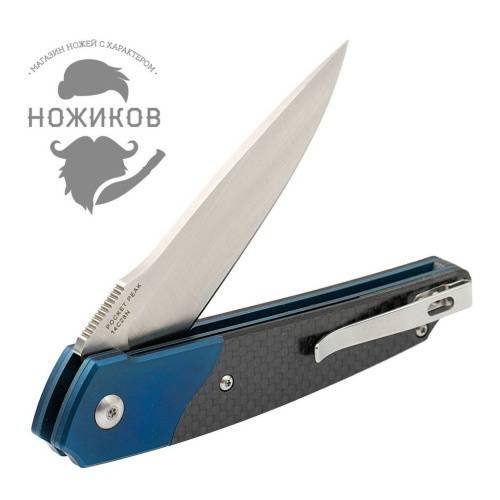 5891 Amare Knives Pocket Peak Blue фото 3