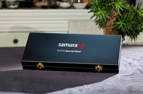  Samura Набор из 3 кухонных ножейMoV в подарочной коробке - "Поварская тройка" фото 3