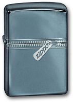 Зажигалка ZIPPO Zipped Black Ice