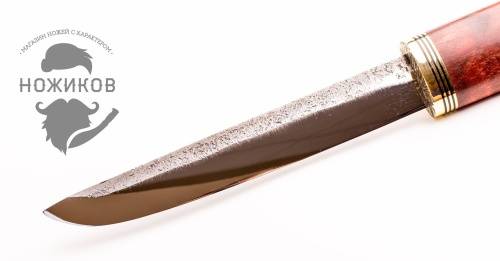 3810 Trenkle Knives Авторский якутский нож из стали ШХ15 фото 5