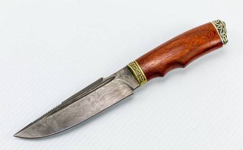 1239  Авторский Нож из Дамаска №8 фото 9