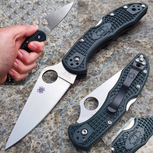 Складной нож Spyderco Delica 4 - C11PGRE фото 7