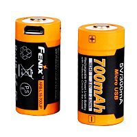  аккумулятор 16340 Fenix 700 UP mAh Li-ion разъемом для USB