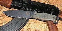 Нож с фиксированным клинком Ontario "RD6 Black Micarta"