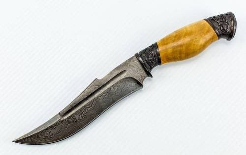 3810  Авторский Нож из Дамаска №12 фото 9