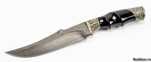 1239  Авторский Нож из Дамаска №24 фото 2