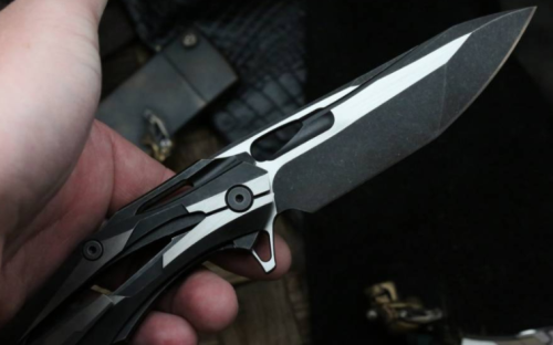 5891 Custom Knife Factory Десептикон-1 CKF Limited Black Edition фото 7