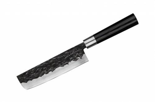 2011 Samura Нож кухонный BLACKSMITH накири 168 мм фото 9