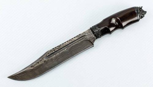 3810  Авторский Нож из Дамаска №17 фото 9