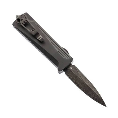 5891 Daggerr Автоматический нож Koschei All Black (Кощей) фото 2