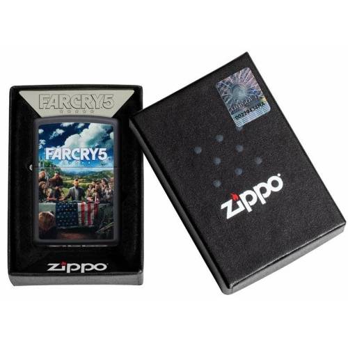 138 ZIPPO Зажигалка ZIPPO Far Cry 5 с покрытием Black Matte фото 3