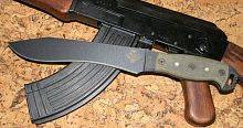 Нож с фиксированным клинком Ontario "NS-9 Black Micarta "