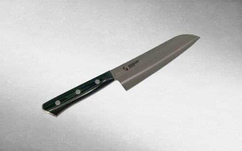 114 Takamura Cutlery Нож кухонный Сантоку Mcusta Zanmai Forest 180 мм