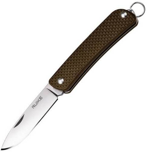5891 Ruike Нож L11-N коричневвый