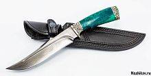 Охотничий нож  Авторский Нож из Дамаска №7