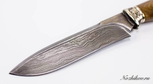 1239  Авторский Нож из Дамаска №47 фото 3