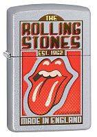 Зажигалка ZIPPO Rolling Stones с покрытием Satin Chrome™