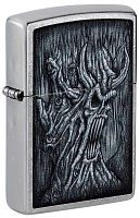 Зажигалка ZIPPO Evil Tree с покрытием Street Chrome