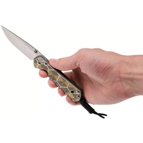 Складной нож Chris Reeve Large Sebenza 21 Gold фото 3 Складной нож Chris Reeve Large Sebenza 21 Gold фото 3