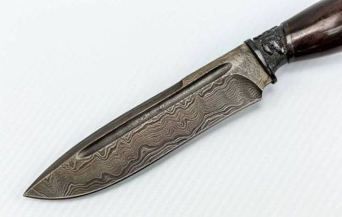 1239  Авторский Нож из Дамаска №16 фото 4