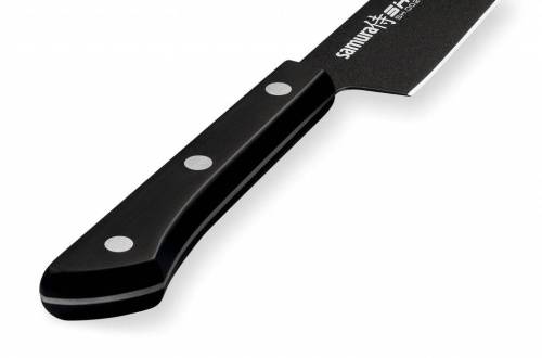 2011 Samura Нож кухонный & SHADOW& универсальный с покрытием BLACK FUSO 150мм фото 6