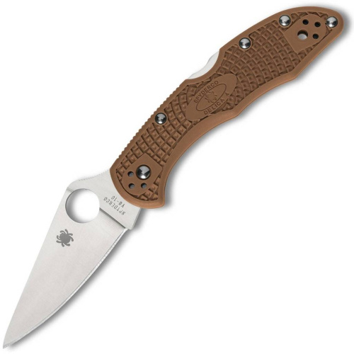 Складной нож Spyderco Delica 4 Flat Ground - 11FPBN Складной нож Spyderco Delica 4 Flat Ground - 11FPBN