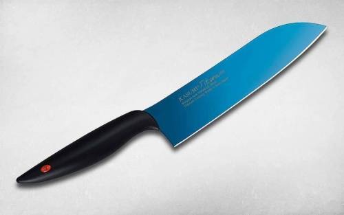 114 Kasumi Нож кухонный СантокуTitanium 180 мм