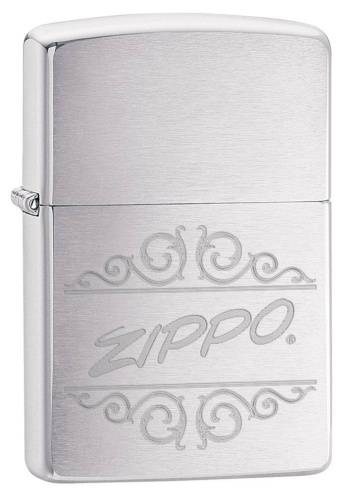 138 ZIPPO Зажигалка ZIPPO 200 Zippo с покрытием Brushed Chrome