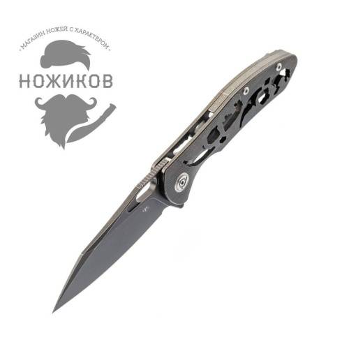 5891 ch outdoor knife CH3515 Black фото 6