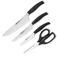 Набор из 3-х кухонных ножей с ножницами Arcos Clara