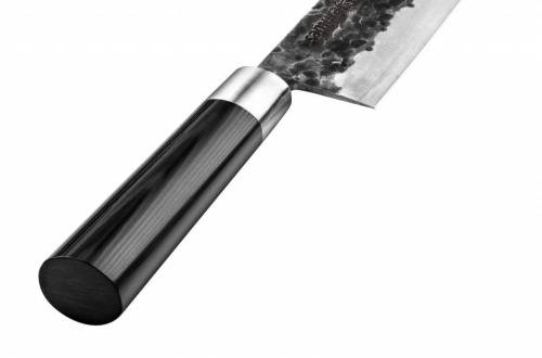 2011 Samura Нож кухонный BLACKSMITH накири 168 мм фото 5
