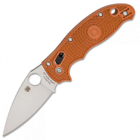 Нож складной Spyderco Manix 2 Lightweight Sprint Run Burnt Orange 101PBORE2