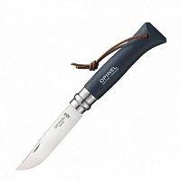 Складной нож Нож складной Opinel Trekking №8 VRI Colored Tradition Slate с кожаным темляком можно купить по цене .                            