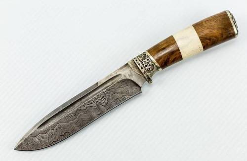 3810  Авторский Нож из Дамаска №16