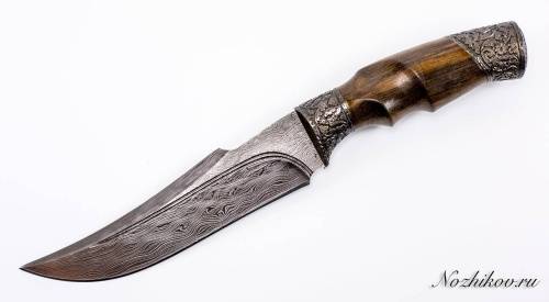 1239  Авторский Нож из Дамаска №24 фото 10