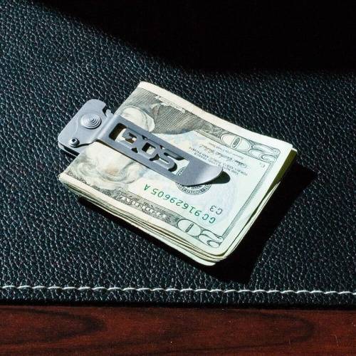 11 SOG Складной нож Cash Card Money Clip -EZ1 фото 3