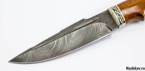 1239  Авторский Нож из Дамаска №8 фото 2