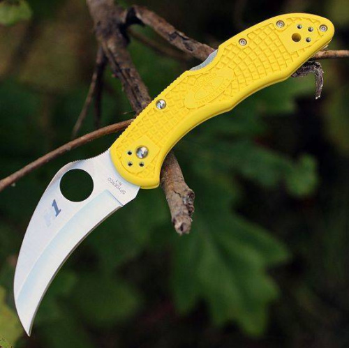 Складной нож Spyderco Tasman Salt 2 - 106PYL2 фото 4 Складной нож Spyderco Tasman Salt 2 - 106PYL2 фото 4