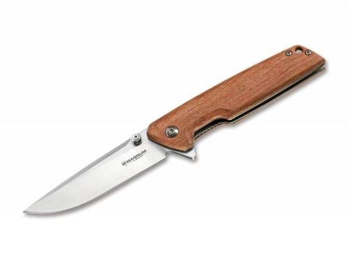 3810 Boker Magnum Straight Brother Wood - 01MB723 фото 2