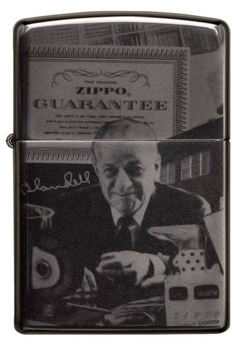 250 ZIPPO Зажигалка ZIPPO George Blaisdell с покрытием Black Ice® фото 4