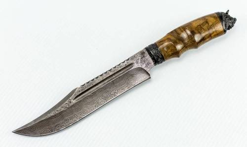 3810  Авторский Нож из Дамаска №17 фото 14