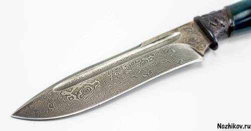 3810  Авторский Нож из Дамаска №16 фото 13