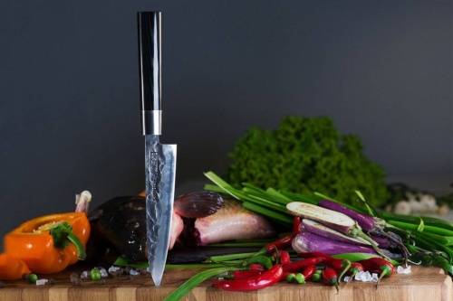 2011 Samura Нож кухонный BLACKSMITH универсальный 162 мм фото 5
