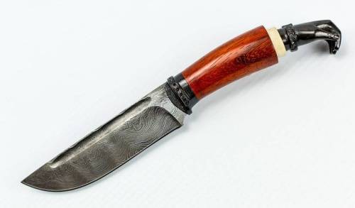 1239  Авторский Нож из Дамаска №30 фото 9