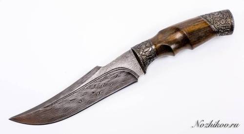 3810  Авторский Нож из Дамаска №24